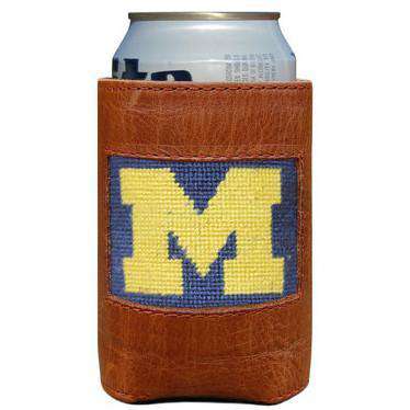 University of Michigan Needlepoint Can Holder by Smathers & Branson - Country Club Prep