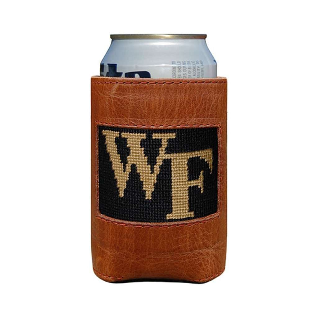 Wake Forest Needlepoint Can Holder by Smathers & Branson - Country Club Prep