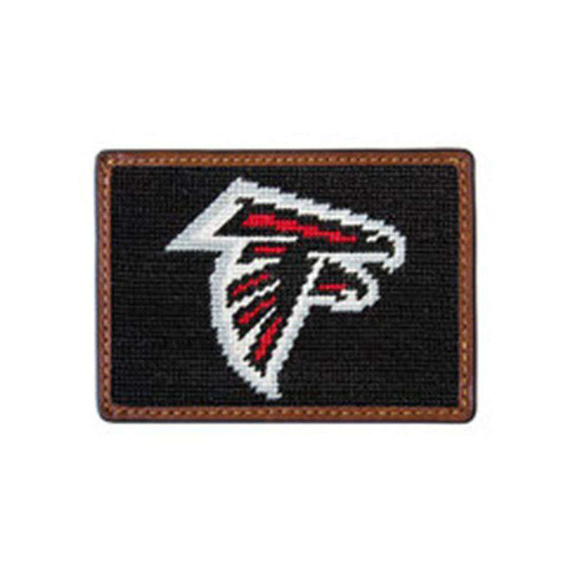 Atlanta Falcons Needlepoint Credit Card Wallet by Smathers & Branson - Country Club Prep