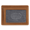 Billings Weekender Credit Card Wallet in Tan Steer by Trask - Country Club Prep