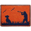 Bird Hunter Credit Card Wallet in Orange by Smathers & Branson - Country Club Prep
