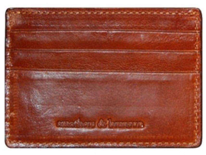 Bird Hunter Credit Card Wallet in Orange by Smathers & Branson - Country Club Prep