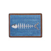 Bonefish Needlepoint Credit Card Wallet in Stream Blue by Smathers & Branson - Country Club Prep
