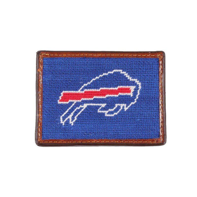 Buffalo Bills Needlepoint Credit Card Wallet by Smathers & Branson - Country Club Prep