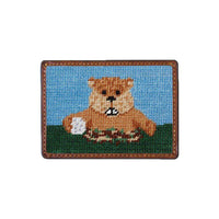 Caddyshack Needlepoint Credit Card Wallet by Smathers & Branson - Country Club Prep