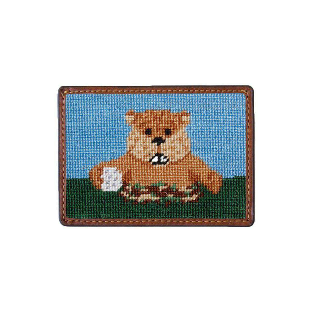 Caddyshack Needlepoint Credit Card Wallet by Smathers & Branson - Country Club Prep