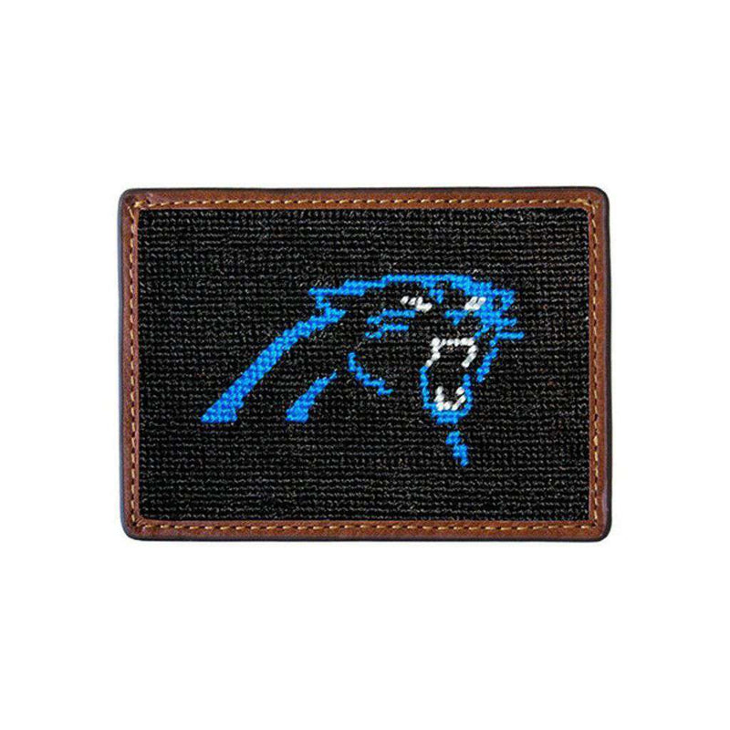 Carolina Panthers Needlepoint Credit Card Wallet by Smathers & Branson - Country Club Prep