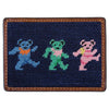 Dancing Bears Needlepoint Credit Card Wallet by Smathers & Branson - Country Club Prep