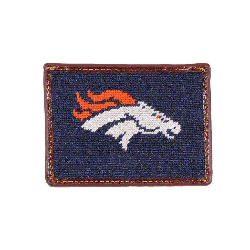Denver Broncos Needlepoint Credit Card Wallet by Smathers & Branson - Country Club Prep