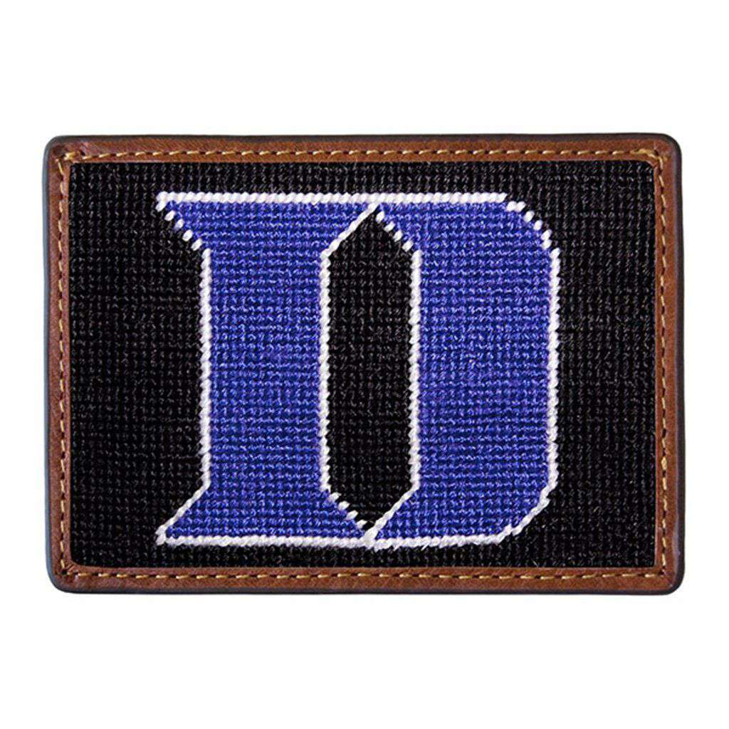 Duke University Needlepoint Credit Card Wallet by Smathers & Branson - Country Club Prep