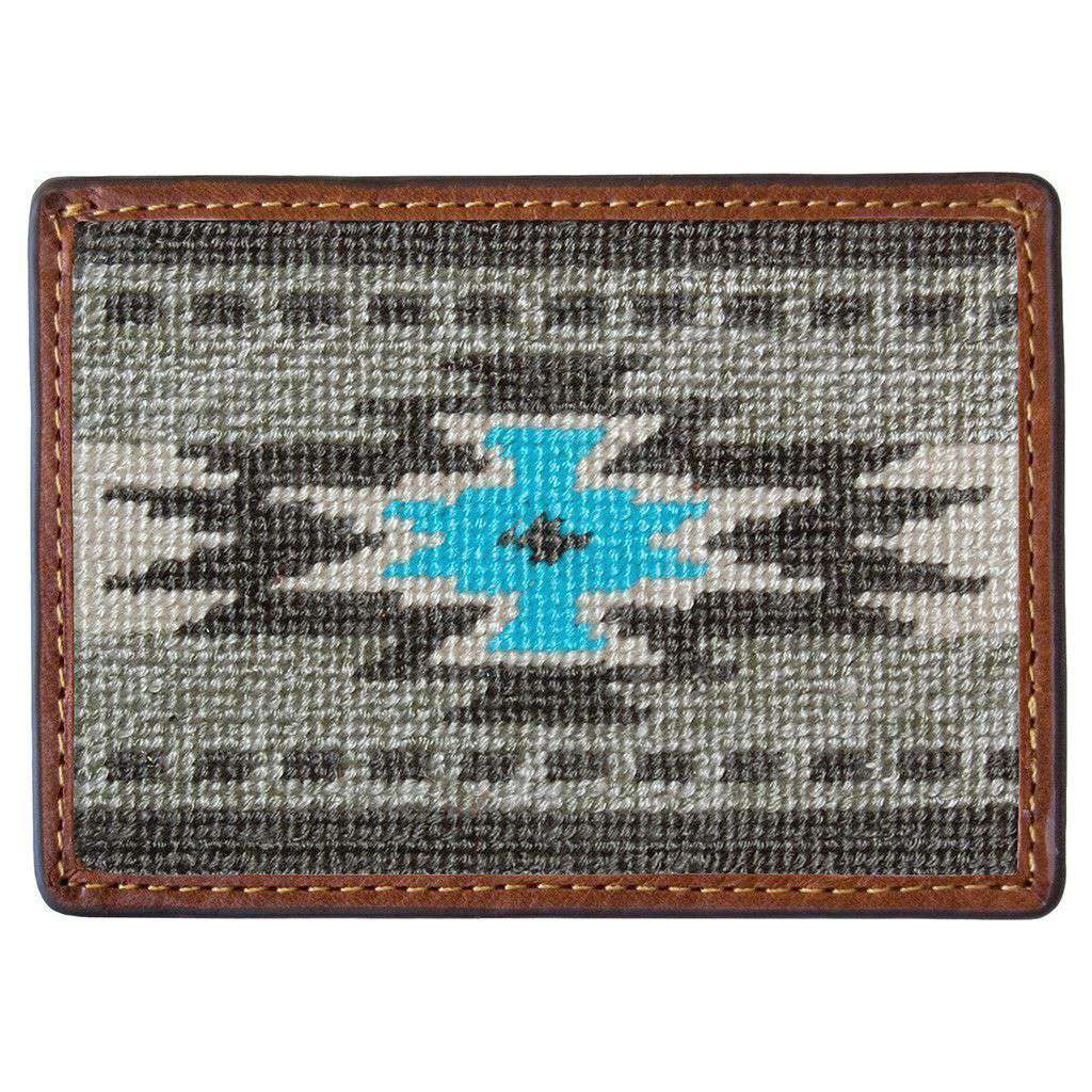 El Paso Needlepoint Credit Card Wallet by Smathers & Branson - Country Club Prep