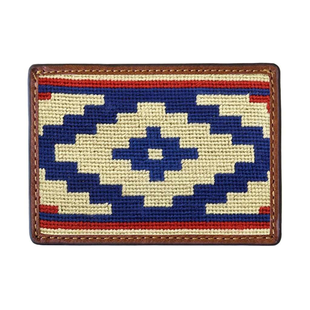 Gaucho Rojo Needlepoint Credit Card Wallet by Smathers & Branson - Country Club Prep