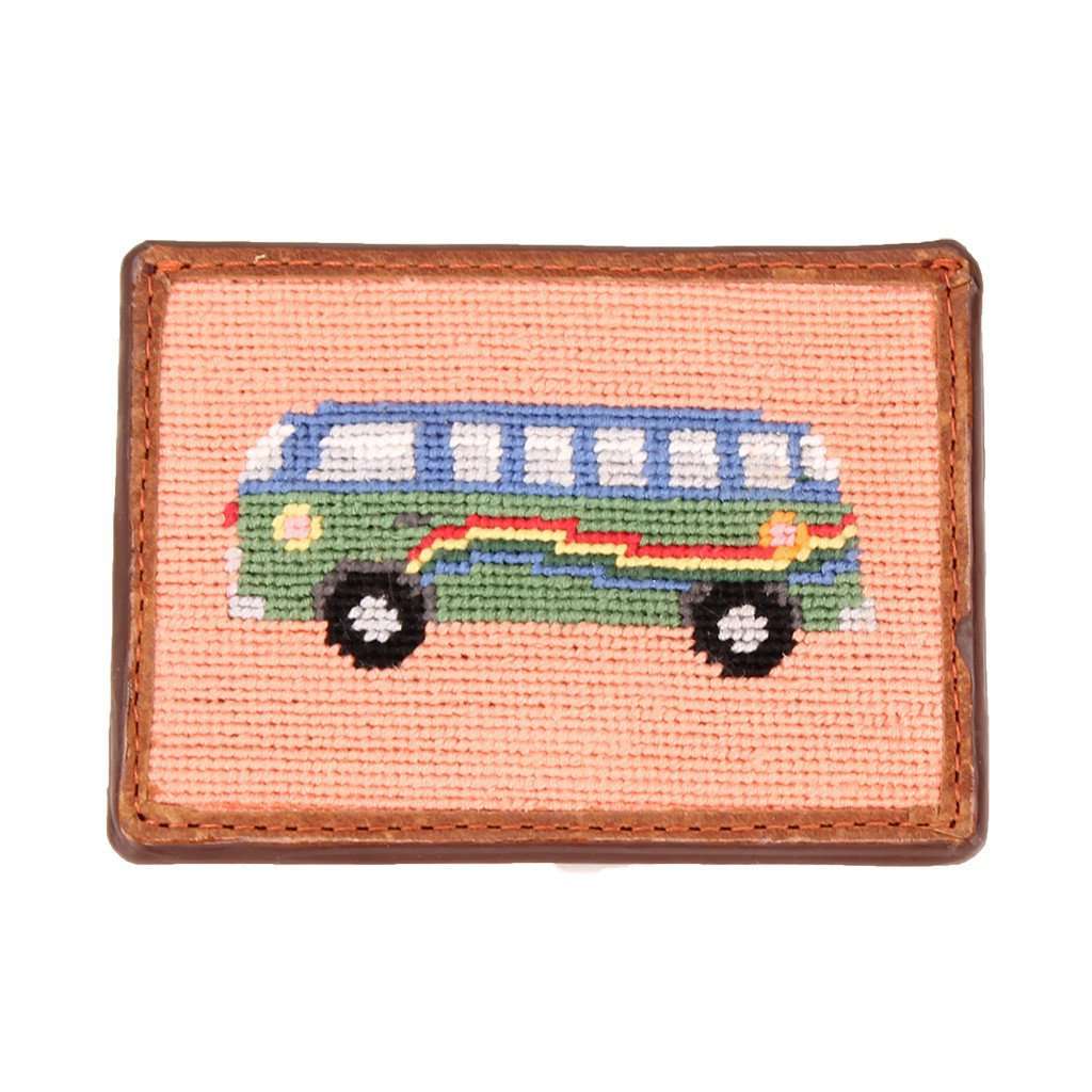 Hippie Bus Needlepoint Credit Card Wallet by Smathers & Branson - Country Club Prep