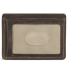 Jackson Weekender Card Wallet in Walnut American Steer by Trask - Country Club Prep