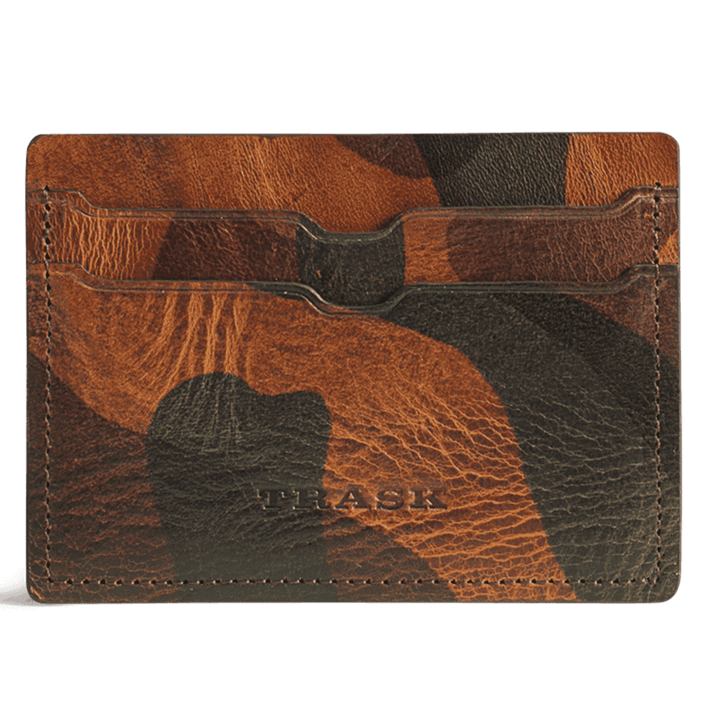 Jackson Weekender Credit Card Wallet in Camo Steer by Trask - Country Club Prep