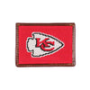 Kansas City Chiefs Needlepoint Credit Card Wallet by Smathers & Branson - Country Club Prep