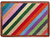 Parsons Stripe Credit Card Wallet in Multicolor by Smathers & Branson - Country Club Prep