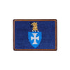 Sigma Chi Needlepoint Credit Card Wallet in Blue by Smathers & Branson - Country Club Prep