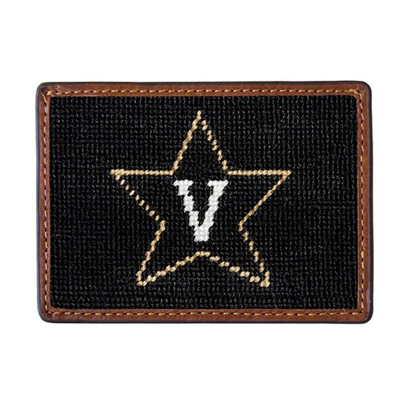 Vanderbilt University Needlepoint Credit Card Wallet by Smathers & Branson - Country Club Prep