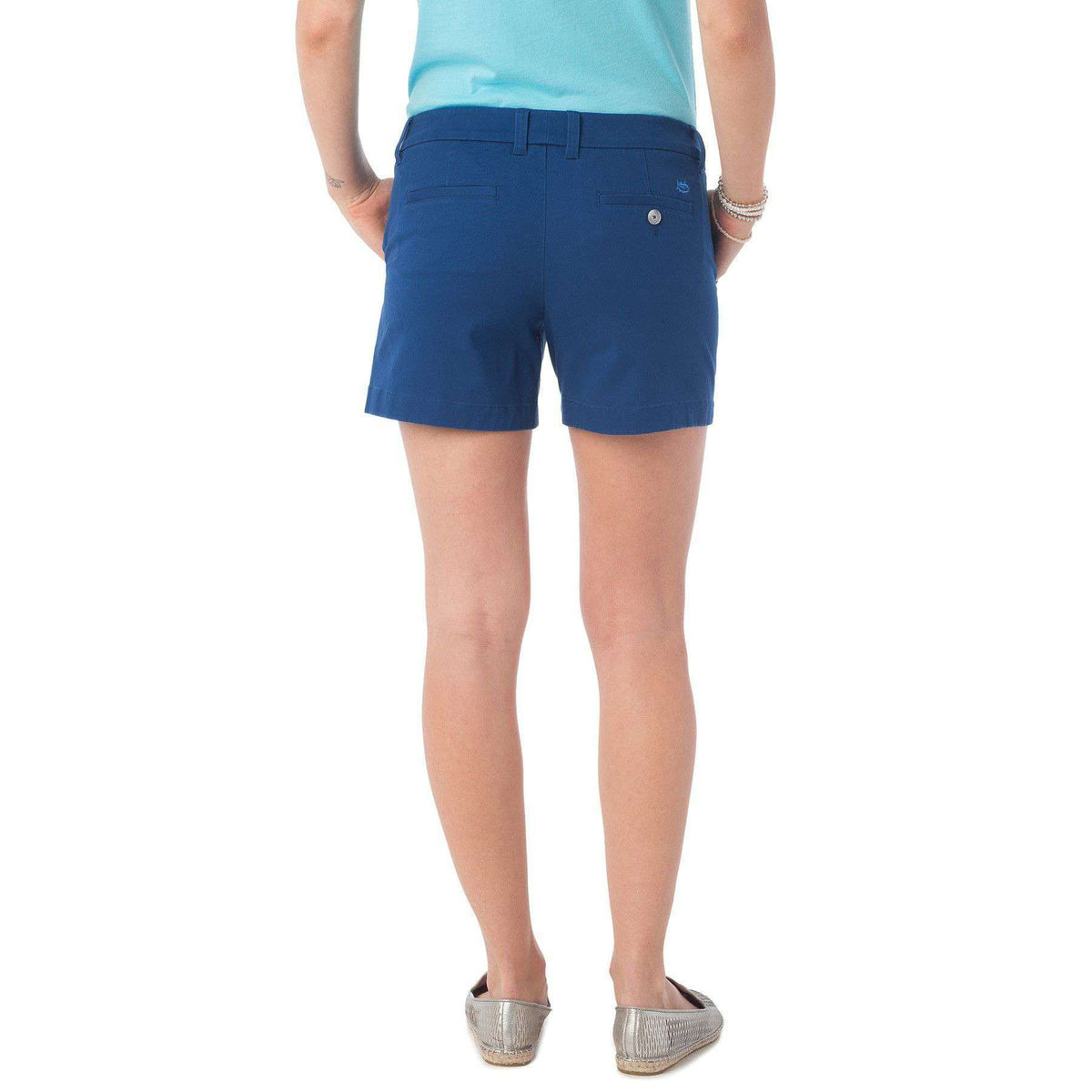 5" Caroline Short in Yacht Blue by Southern Tide - Country Club Prep