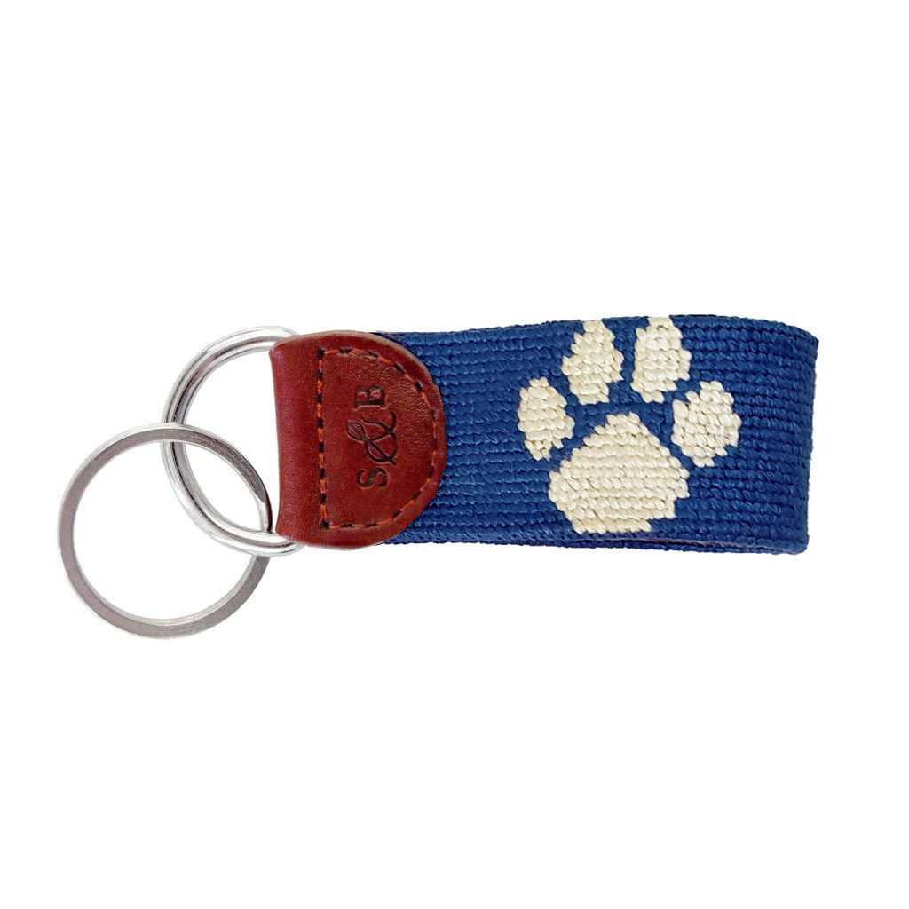 Kentucky Wildcat Paw Needlepoint Key Fob by Smathers & Branson - Country Club Prep