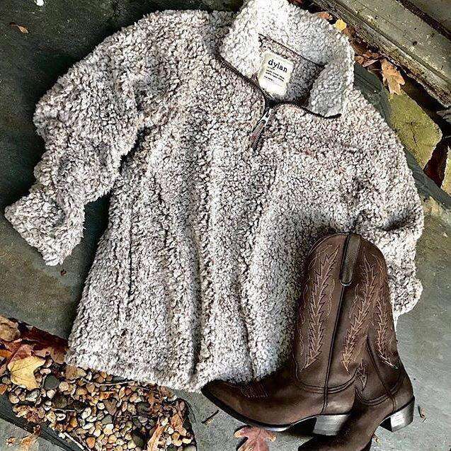 True Grit (Dylan) Frosty Tipped Women's Stadium Pullover in