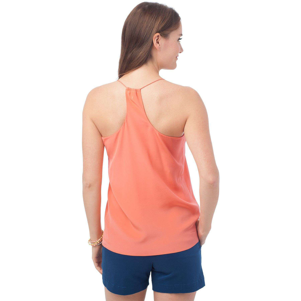 Chloe Silk Cami in Mai Tai by Southern Tide - Country Club Prep