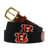 Cincinnati Bengals Needlepoint Belt by Smathers & Branson - Country Club Prep