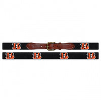 Cincinnati Bengals Needlepoint Belt by Smathers & Branson - Country Club Prep