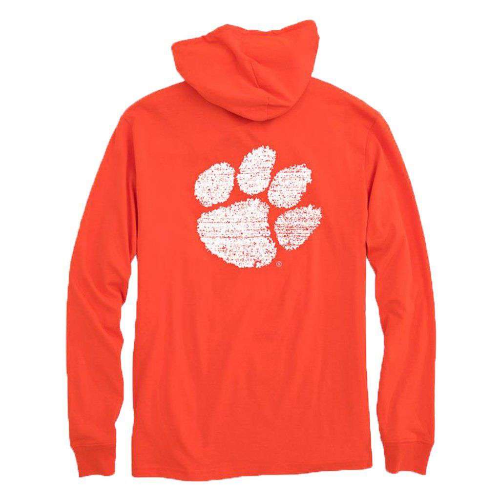 Clemson Long Sleeve Hoodie T-Shirt by Southern Tide - Country Club Prep