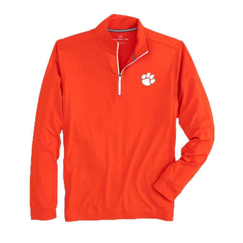 Clemson Quarter Zip Pullover by Southern Tide - Country Club Prep