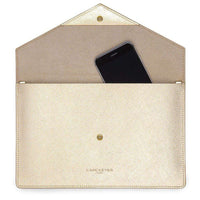 Crossbody Clutch in Gold by Lancaster Paris - Country Club Prep