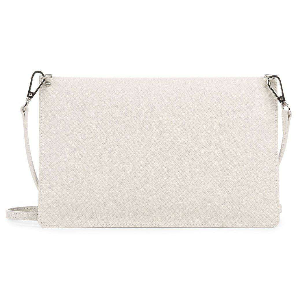 Crossbody Clutch in Ivory by Lancaster Paris - Country Club Prep