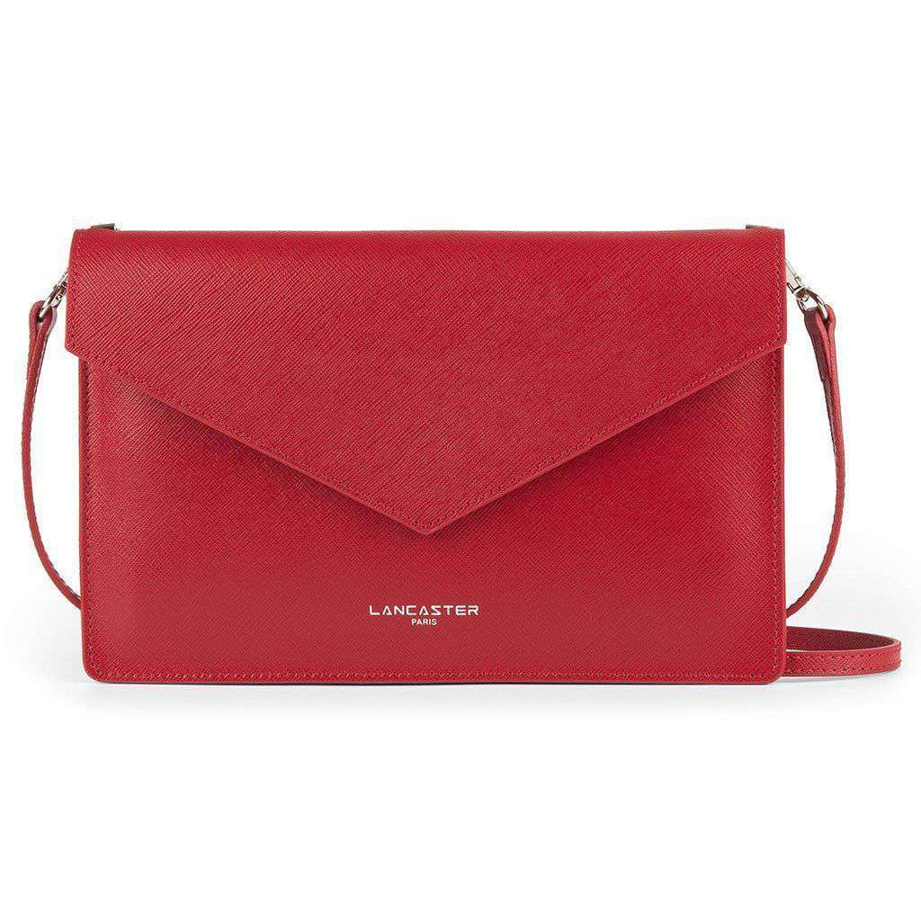 Crossbody Clutch in Red by Lancaster Paris - Country Club Prep