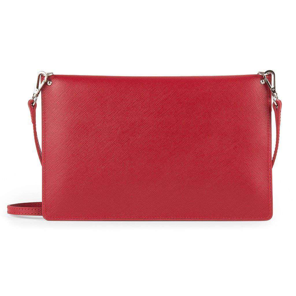 Crossbody Clutch in Red by Lancaster Paris - Country Club Prep
