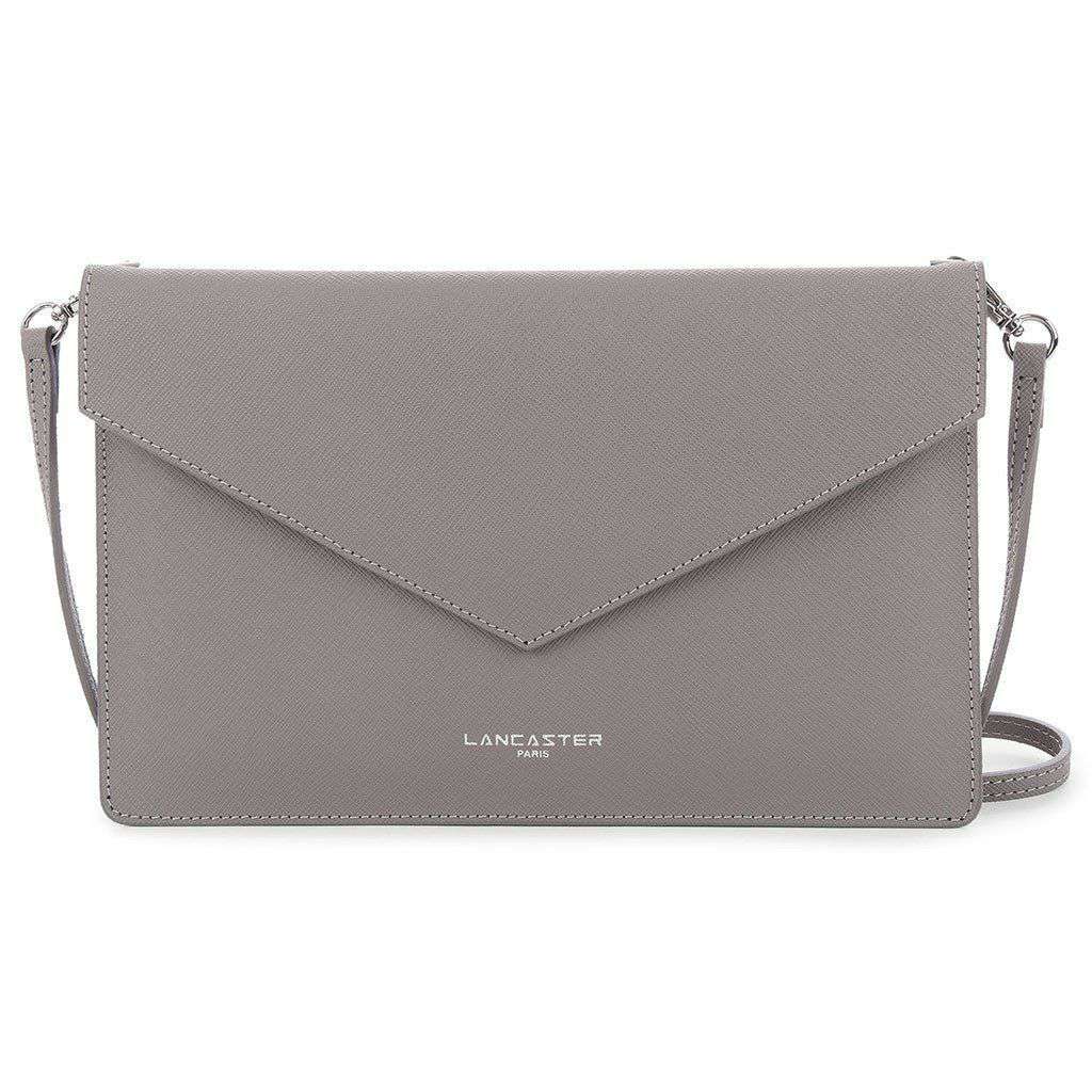 Crossbody Clutch in Warm Grey by Lancaster Paris - Country Club Prep