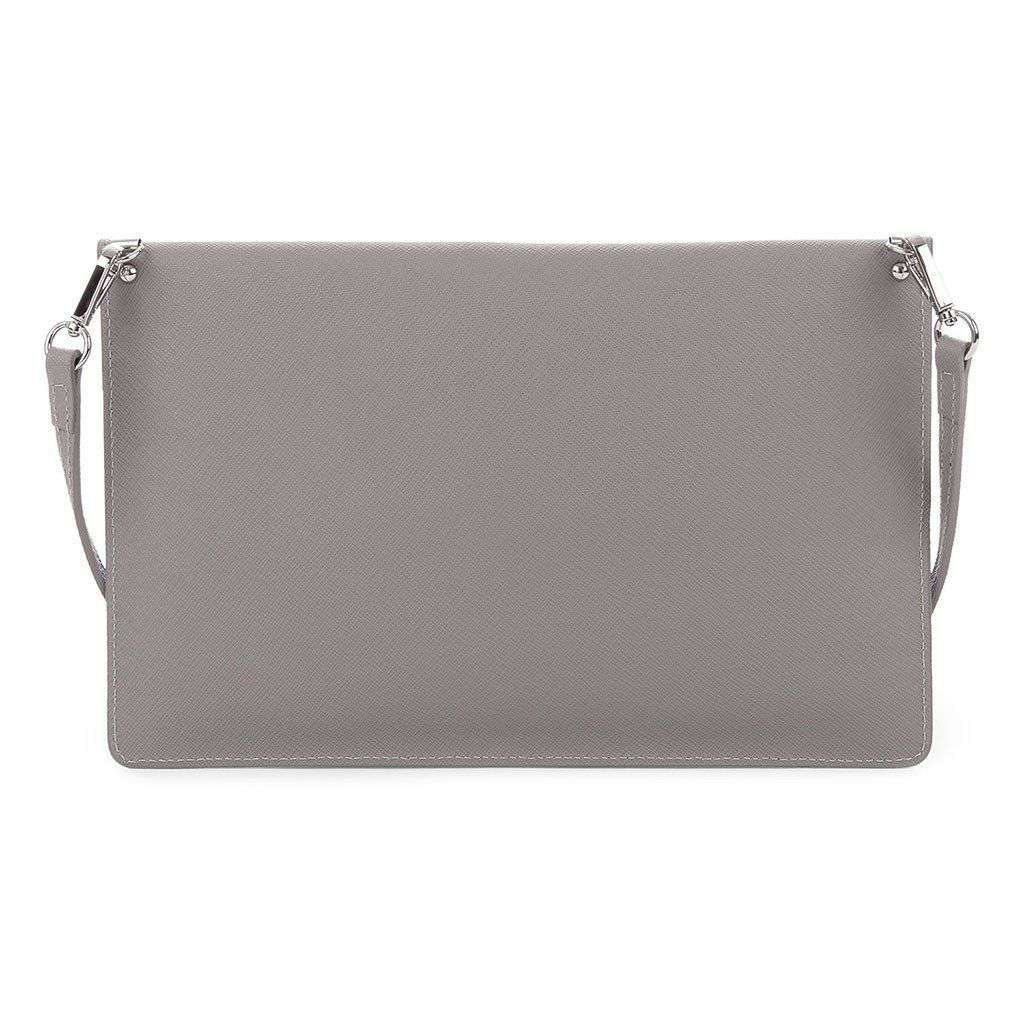 Crossbody Clutch in Warm Grey by Lancaster Paris - Country Club Prep