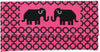 Elephant Needlepoint Clutch in Pink by York Designs - Country Club Prep