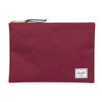 Large Network Pouch in Windsor Wine with Polka Dots by Herschel Supply Co. - Country Club Prep