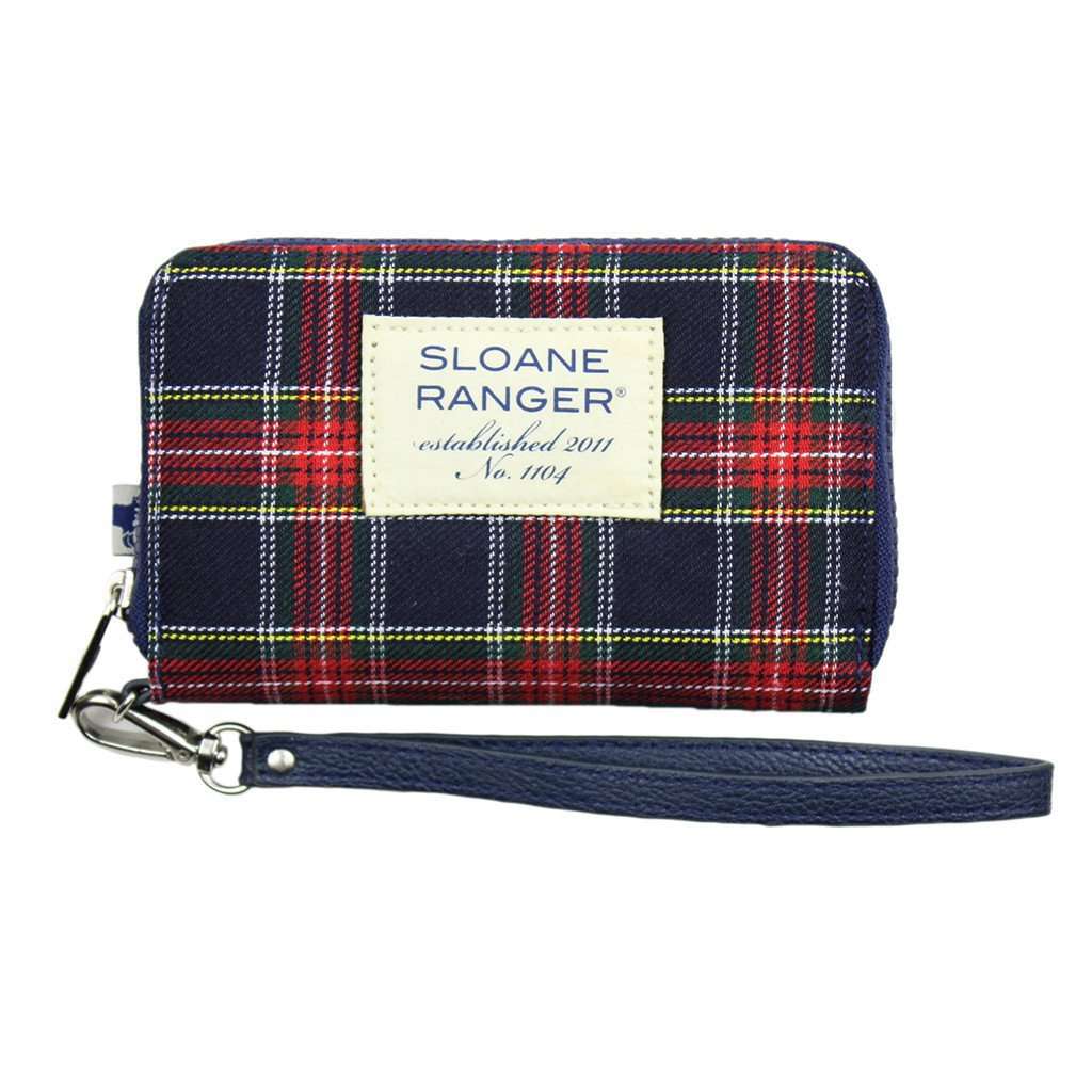 Red Tartan Smartphone Wristlet by Sloane Ranger - Country Club Prep