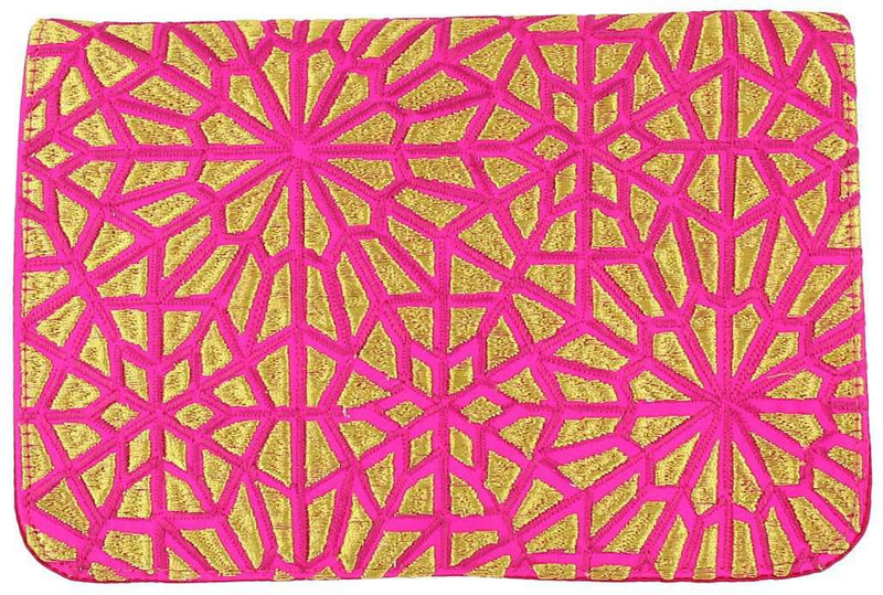 Samara Mini Crossbody Clutch in Fuchsia by Shiraleah - Country Club Prep