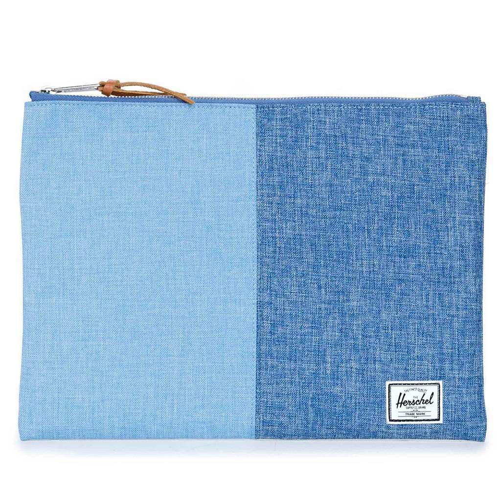 XL Network Pouch in Chambray Crosshatch by Herschel Supply Co. - Country Club Prep