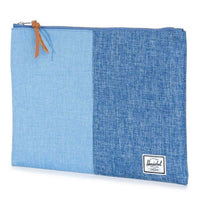 XL Network Pouch in Chambray Crosshatch by Herschel Supply Co. - Country Club Prep