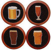 Beer Coasters in Black by Smathers & Branson - Country Club Prep