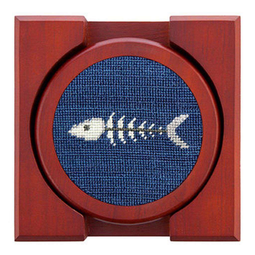 Bonefish Needlepoint Coasters by Smathers & Branson - Country Club Prep