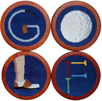 Golf Coasters in Blue by Smathers & Branson - Country Club Prep