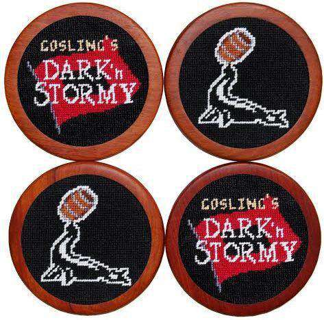 Goslings Coasters in Black by Smathers & Branson - Country Club Prep