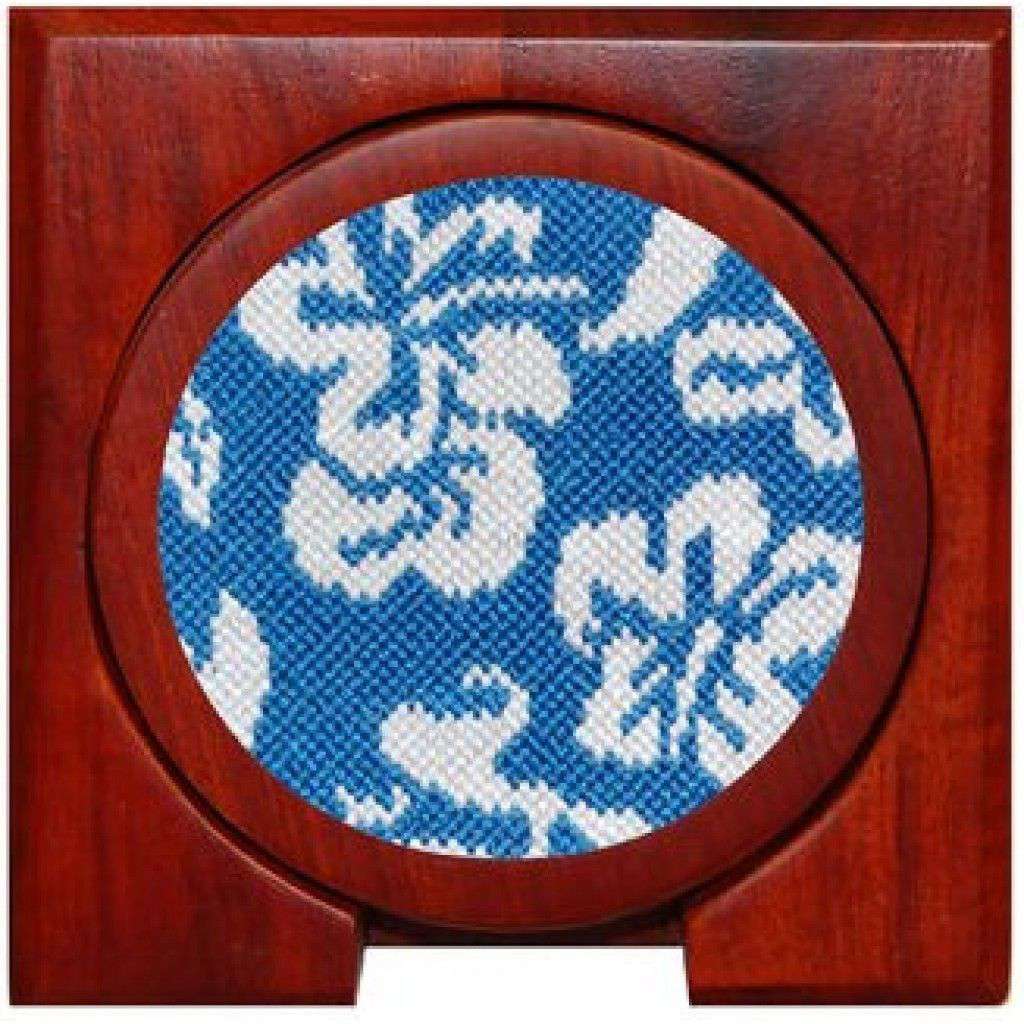 Hibiscus Coasters in Multicolor by Smathers & Branson - Country Club Prep