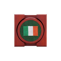 Irish Life Needlepoint Coasters by Smathers & Branson - Country Club Prep