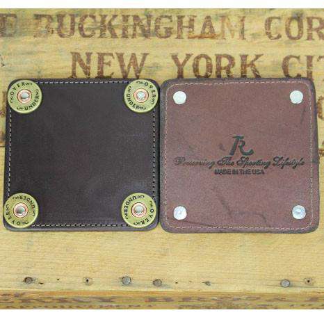 Leather Coasters by Over Under Clothing - Country Club Prep